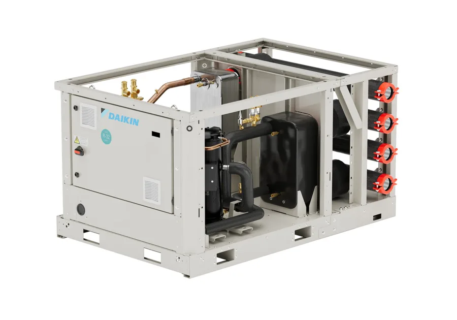 Daikin Modulare Wasser/Wasser-Wärmepumpe Kaltwassersätze wassergekühlt, Produktfoto